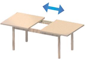 Table Extension Slide 9097 For Sliding Tops